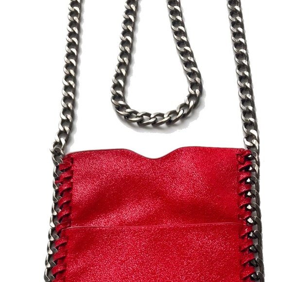 Perfect Unique Cranberry Mini Cross Body Bag Gun metal tone chain - Picture 1 of 8